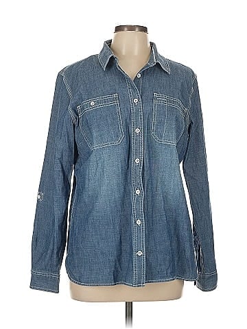 Duluth Trading Co. Long Sleeve Button-Down Shirt (view 1)