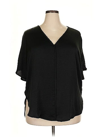 DKNY Jeans Short Sleeve Blouse (view 1)