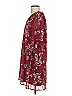 Mi ami 100% Polyester Floral Burgundy Casual Dress Size S - photo 4