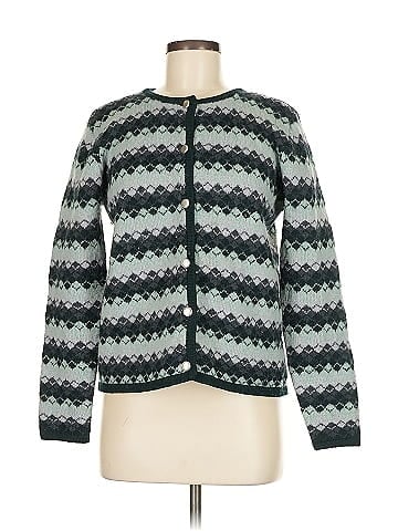 Karen Scott Wool Cardigan (view 1)