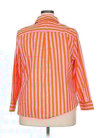 Talbots 3/4 Sleeve Button-Down Shirt (view 2)