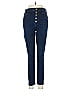 J Brand Solid Blue Jeans Size 28 waist - photo 1