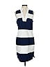 Sail to Sable Stripes Blue Casual Dress Size S - photo 1