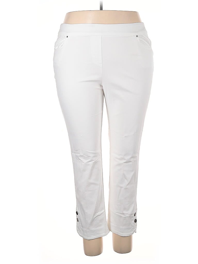 Ruby Rd. White Casual Pants Size 18 - photo 1