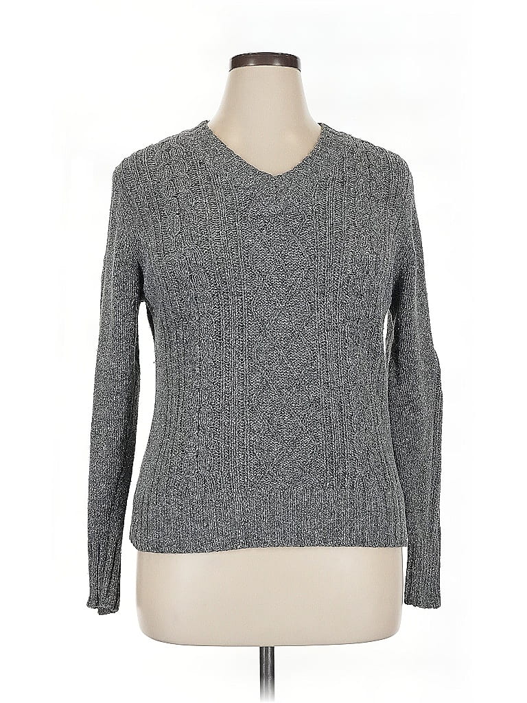 Pre-owned Sonoma Life + Style Pullover Sweater In Gray