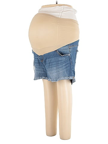 Indigo Blue Denim Shorts (view 1)