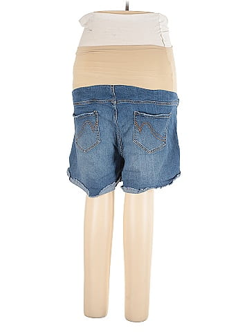 Indigo Blue Denim Shorts (view 2)