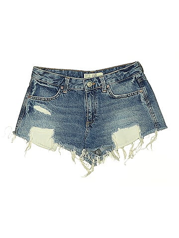 Topshop Denim Shorts (view 1)
