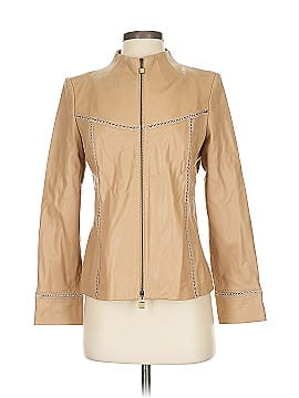 St. John Collection Leather Jacket
