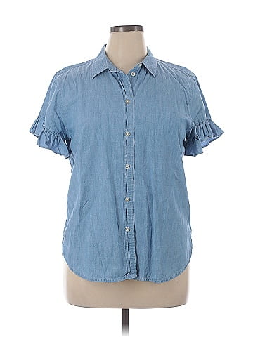 J.Crew Short Sleeve Button-Down Shirt (view 1)