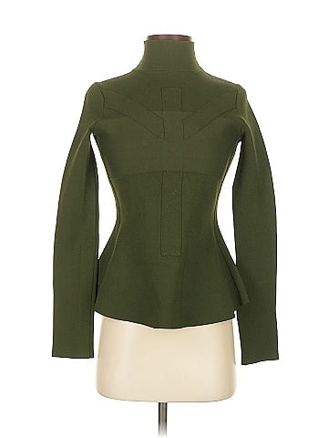 Scanlan Theodore Green Turtleneck Sweater Size S