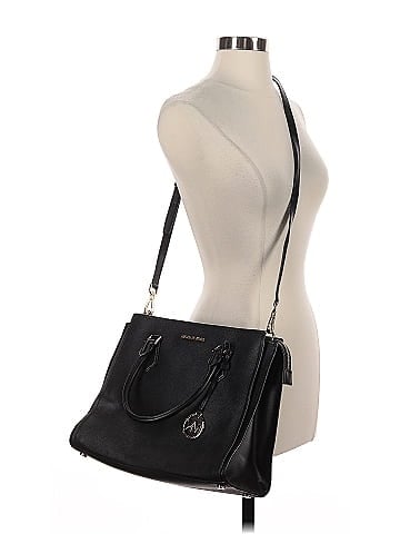 MICHAEL Michael Kors Leather Satchel (view 2)