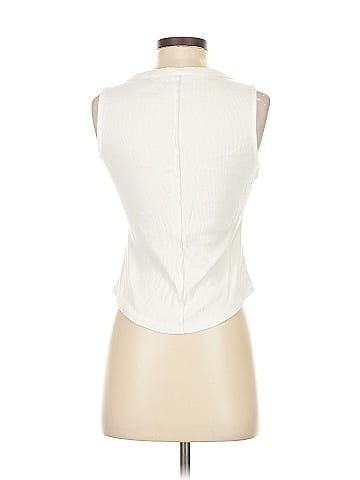 Pilcro Sleeveless Button-Down Shirt (view 2)