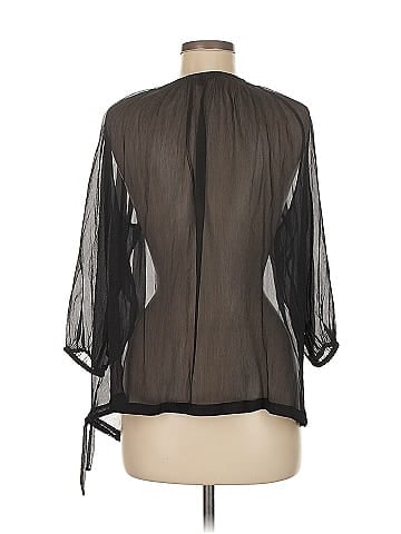 Eileen Fisher 3/4 Sleeve Silk Top (view 2)
