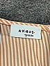 Akris Punto 100% Baumwolle Stripes Orange Long Sleeve Blouse Size 8 - photo 7