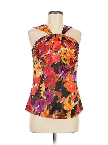 Cache Sleeveless Silk Top (view 1)