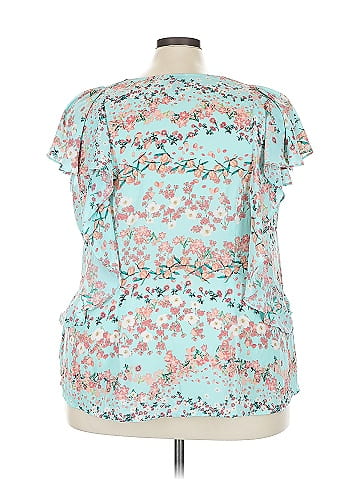 Worthington Short Sleeve Blouse (view 2)
