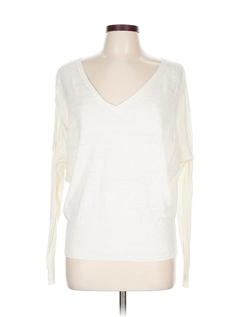 Nili Lotan Ivory Pullover Sweater Size L - photo 1