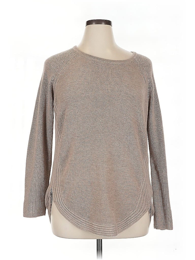 Pre-owned Inc International Concepts Pullover Sweater In Brown