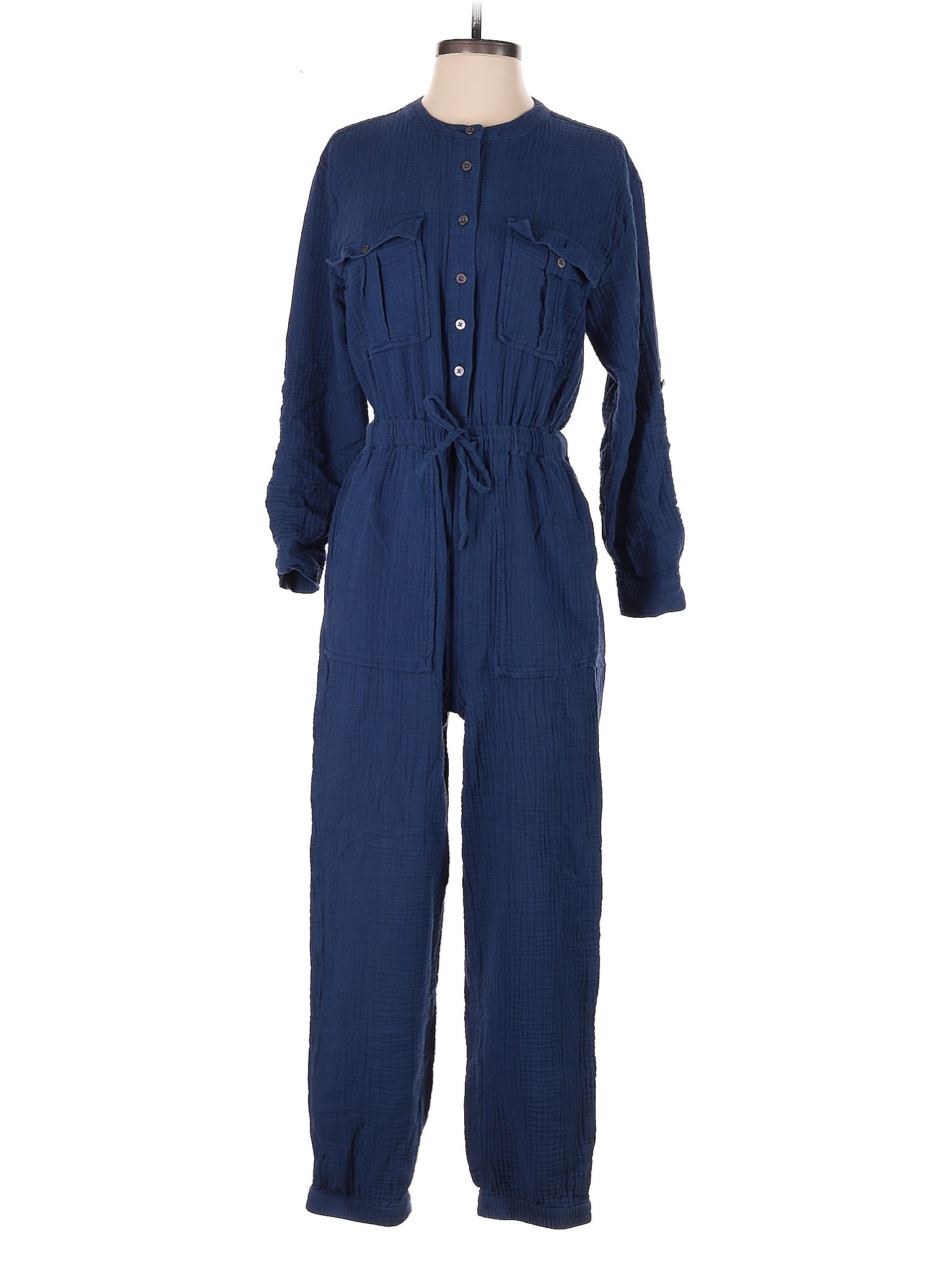 Madewell 100% Cotton Blue Jumpsuit Size 4