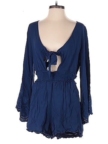 Blue Rain Romper (view 1)