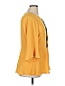 NY Collection 100% Polyester Yellow 3/4 Sleeve Blouse Size 1X - photo 3