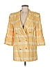 Escada 100% Linen Yellow Blazer Size EU 40 / US 10 - photo 1