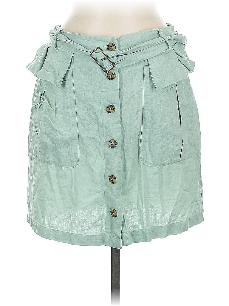 Pre-owned Nicole Miller Casual Skirt In Green