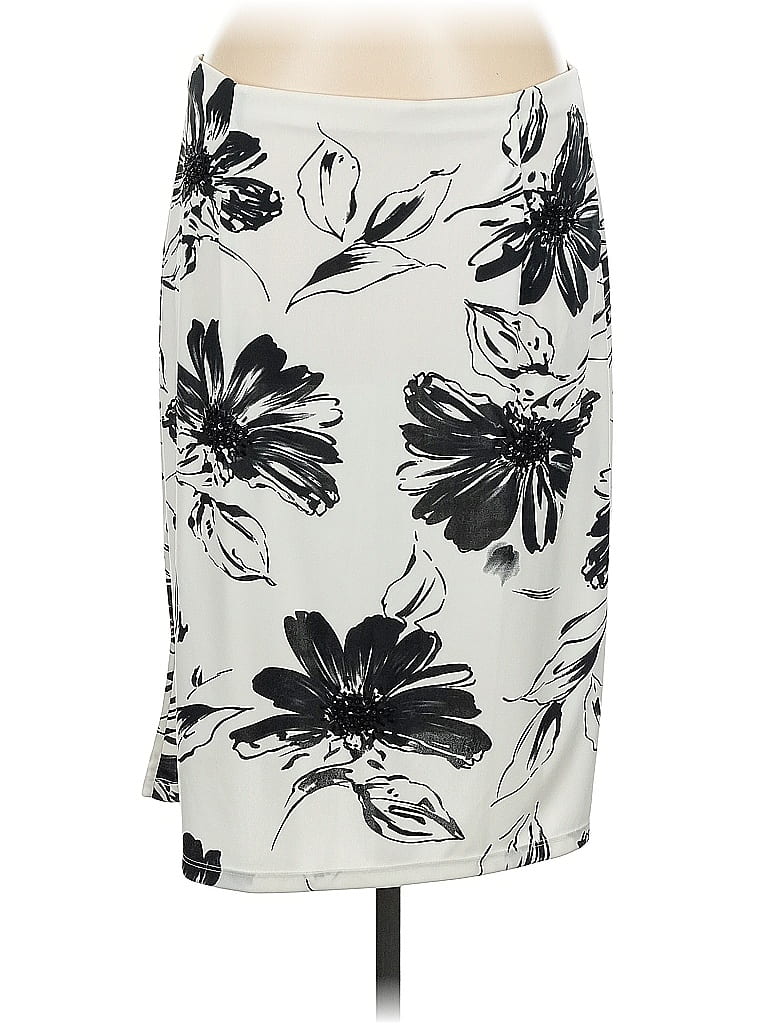 Pre-owned Due Per Due Casual Skirt In White