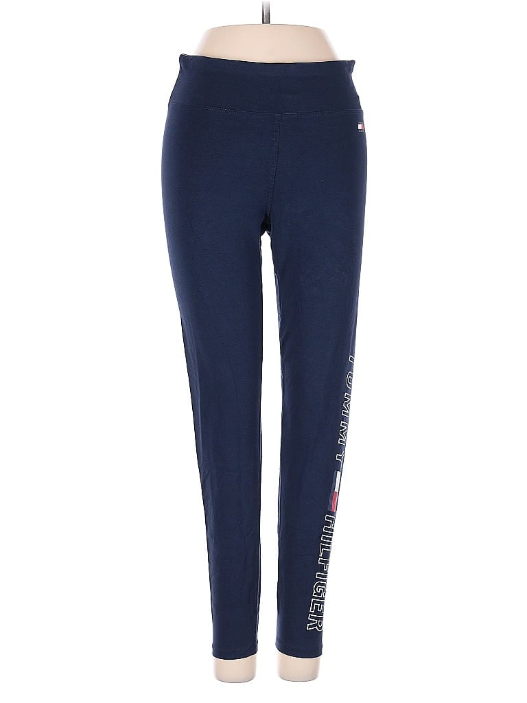 Pre-owned Tommy Hilfiger Active Pants In Blue