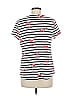 Zenergy by Chico's Floral White Short Sleeve T-Shirt Size Med (1) - photo 2