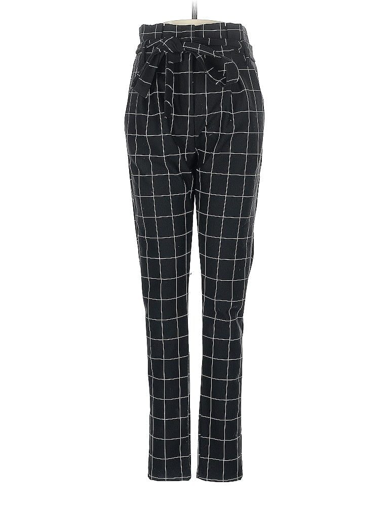 Akira Plaid Black Casual Pants Size M - photo 1