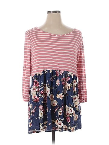 Honeyme 3/4 Sleeve Top (view 1)