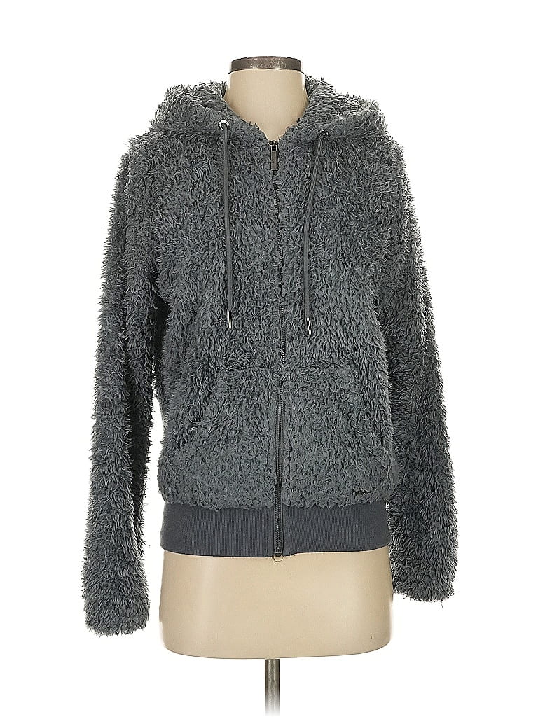 Pre-owned Marc New York Zip Up Hoodie In Gray