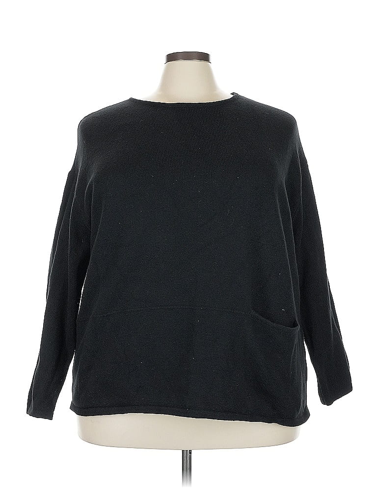 Purejill Black Pullover Sweater Size 2X - photo 1