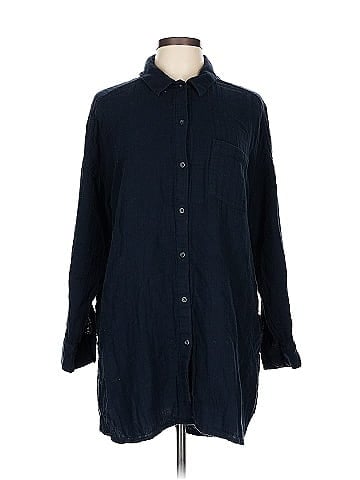 Purejill Long Sleeve Button-Down Shirt (view 1)