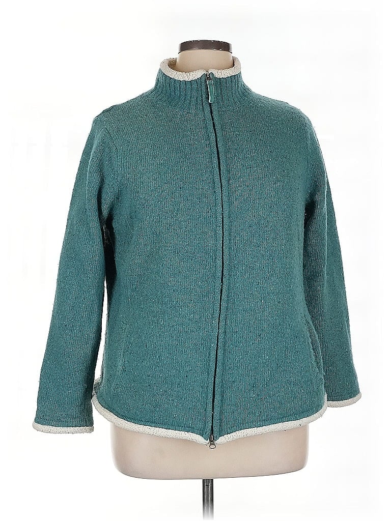 Pre-owned Ann Taylor Loft Cardigan Sweater In White