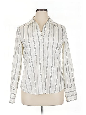 Jones New York Collection Long Sleeve Button-Down Shirt (view 1)