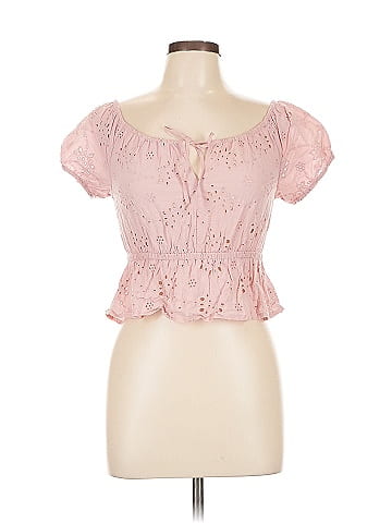 Love Tree Short Sleeve Blouse (view 1)