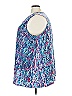 Catherines Blue Sleeveless Blouse Size 4X - photo 4