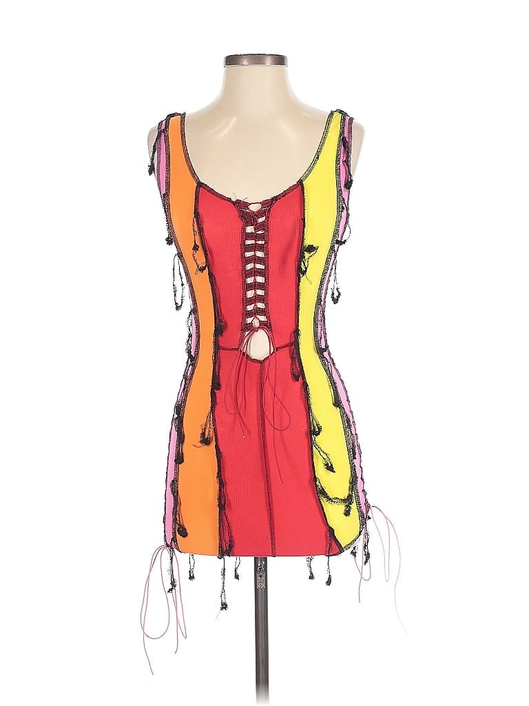 Akira Color Block Red Romper Size S - photo 1