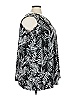 Catherines Black Short Sleeve Blouse Size 4X - photo 3