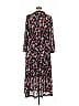 Ingrid + Isabel 100% Polyester Floral Black Casual Dress Size XL - photo 2