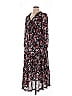 Ingrid + Isabel 100% Polyester Floral Black Casual Dress Size XL - photo 1