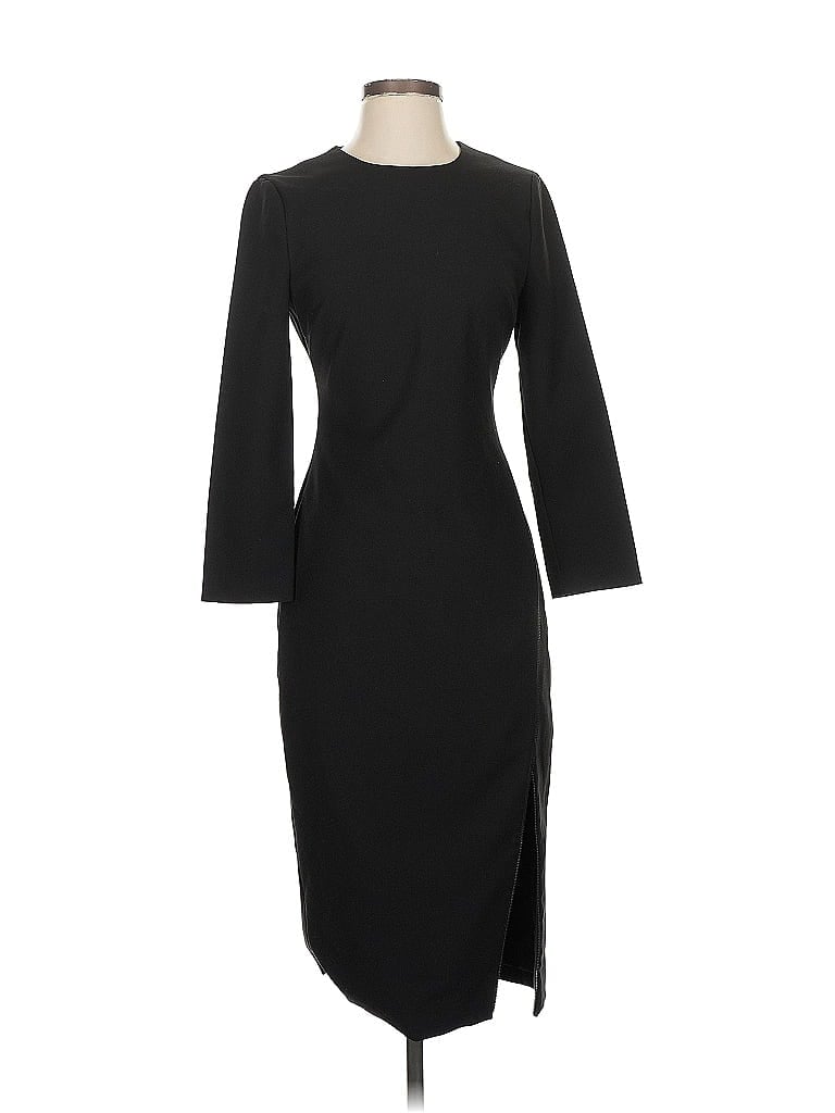 Likely Solid Black Cocktail Dress Size 4 - photo 1