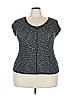 Pink Clover Tweed Gray Sleeveless T-Shirt Size 2X (estimated) - photo 1