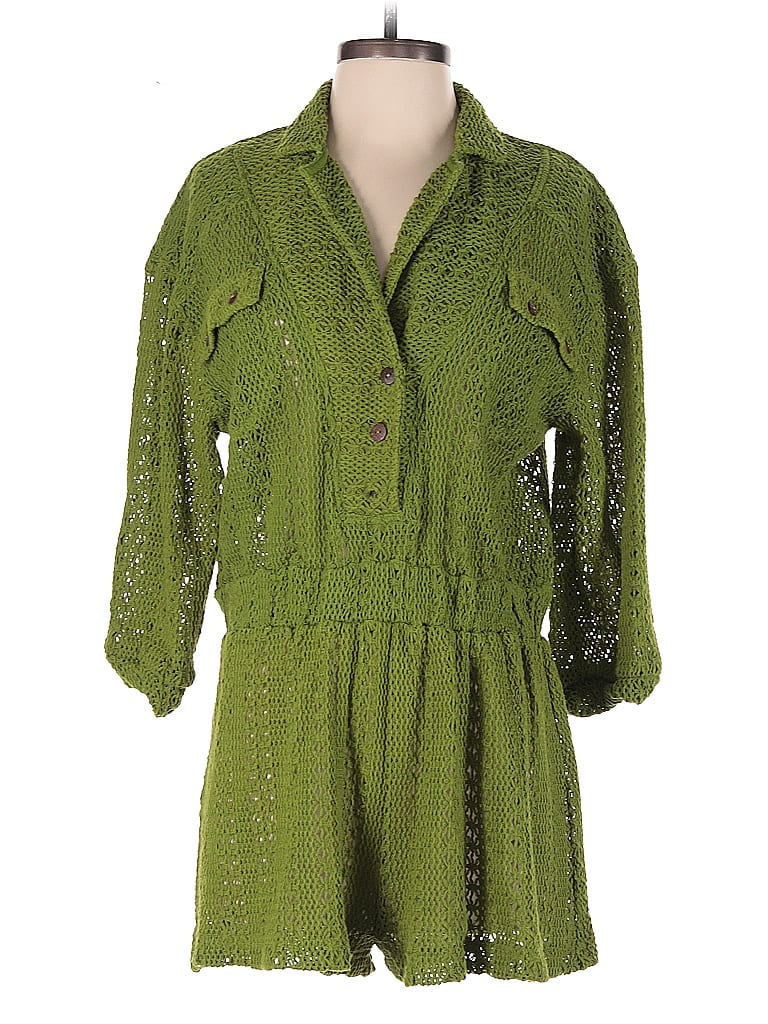 FP BEACH Tweed Green Romper Size S - photo 1