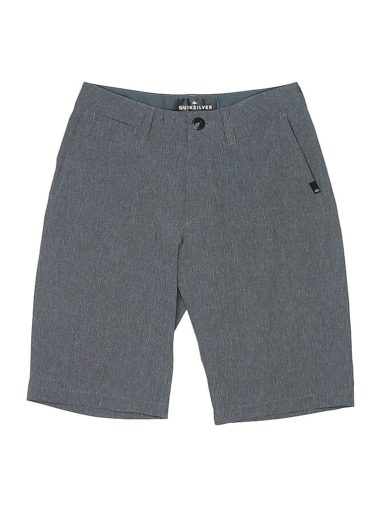 Quiksilver Chevron-herringbone Gray Shorts Size 12 - photo 1