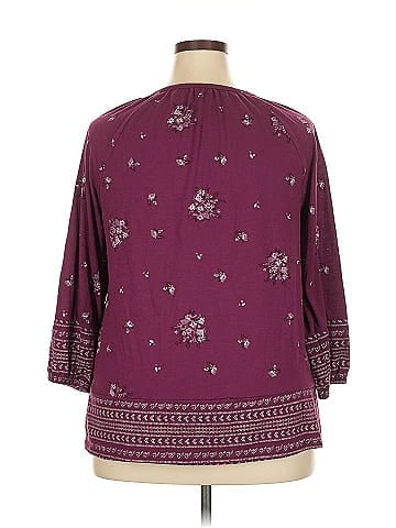 Sonoma Goods for Life 3/4 Sleeve Blouse (view 2)