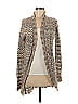 Calypso St. Barth Tweed Tan Wool Cardigan Size M - photo 1